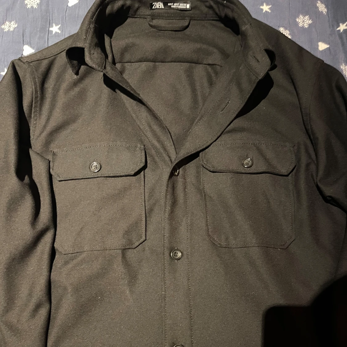 Svart overshirt från Zara, storlek S - 2