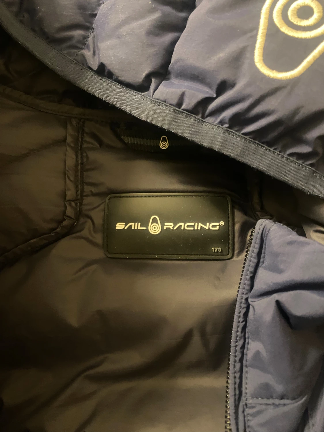 Blå Sail Racing pufferjacka med huva - 2