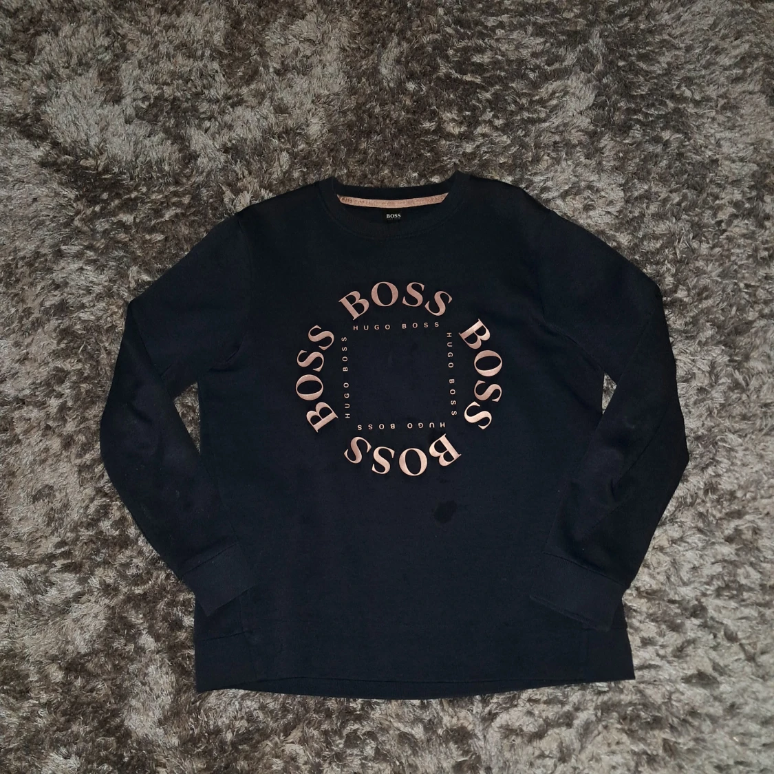 Svart långärmad tröja från Hugo Boss