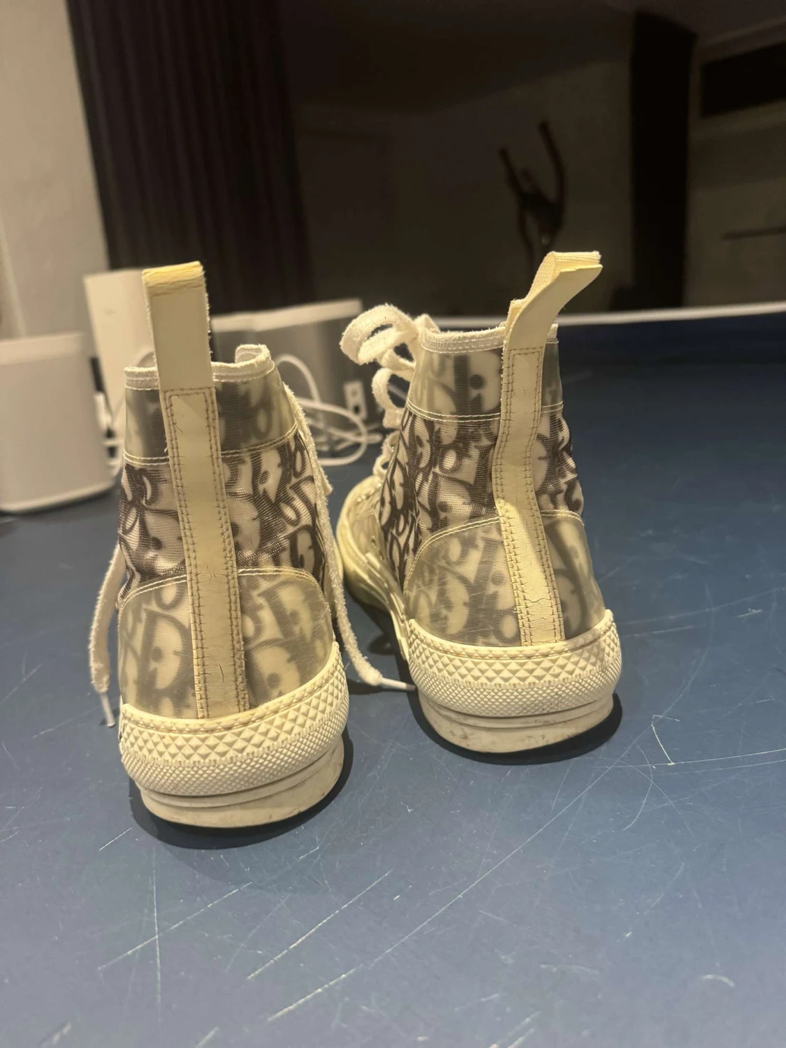 Dior B23 high-top sneakers, vit/grå - 4