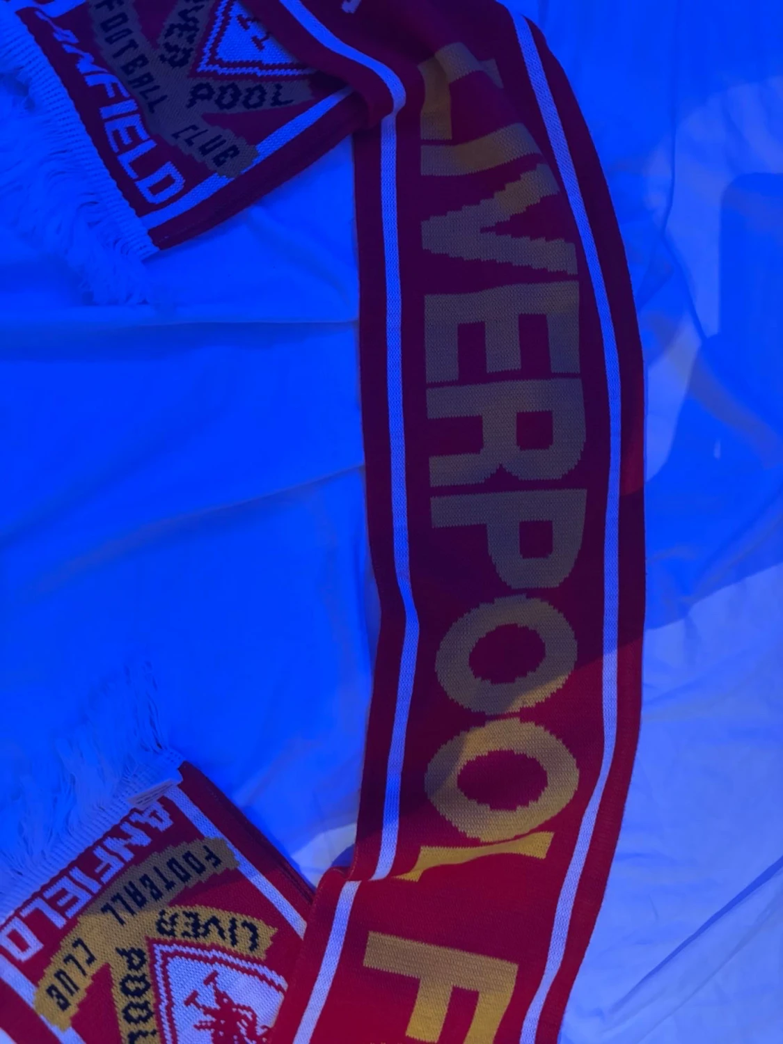 Liverpool FC röd halsduk med logga - 1