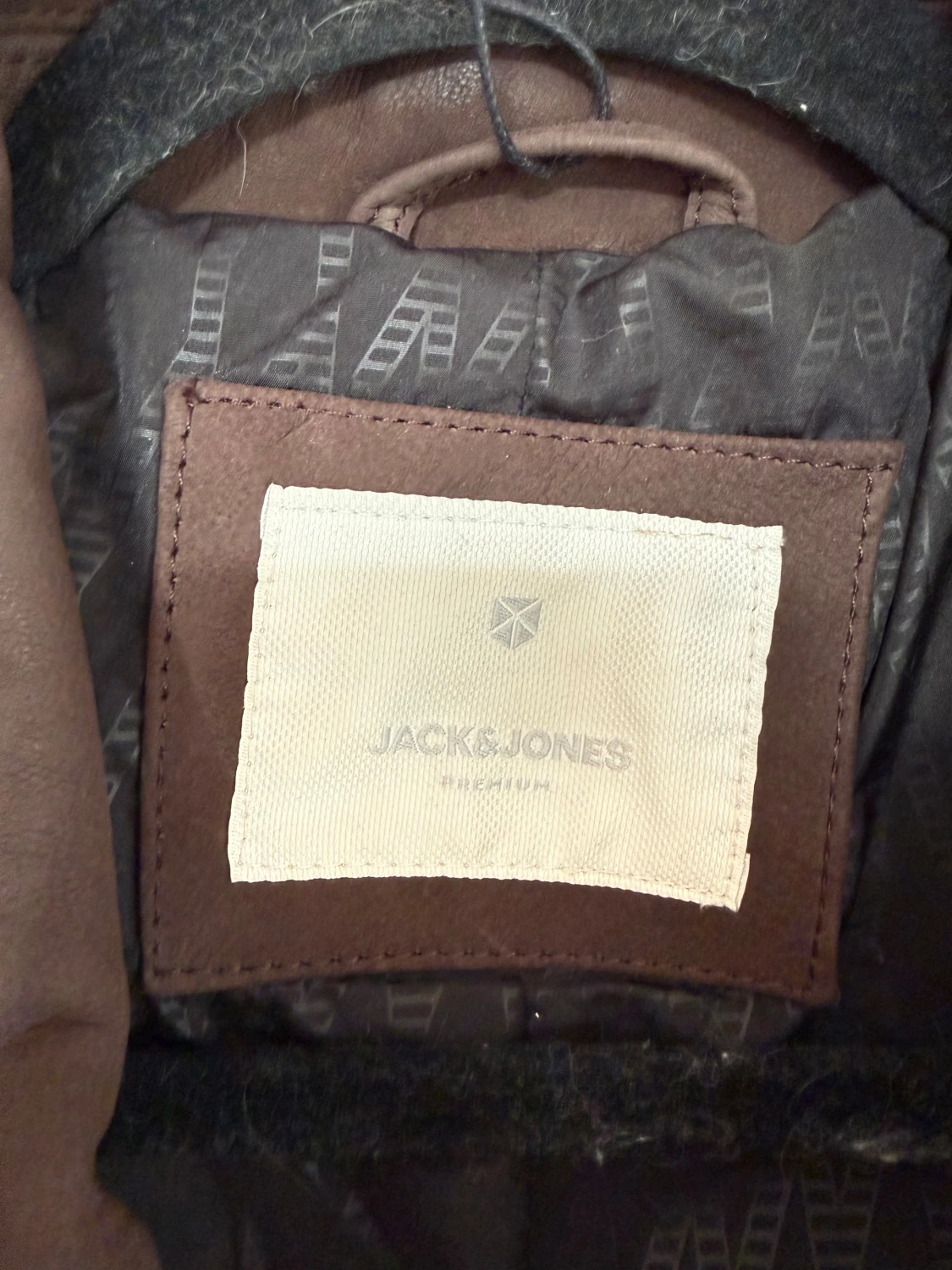 Brun skinnjacka från Jack & Jones - 5