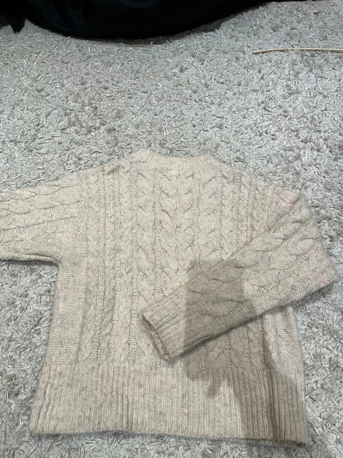 Beige stickad tröja Gina Tricot - 2