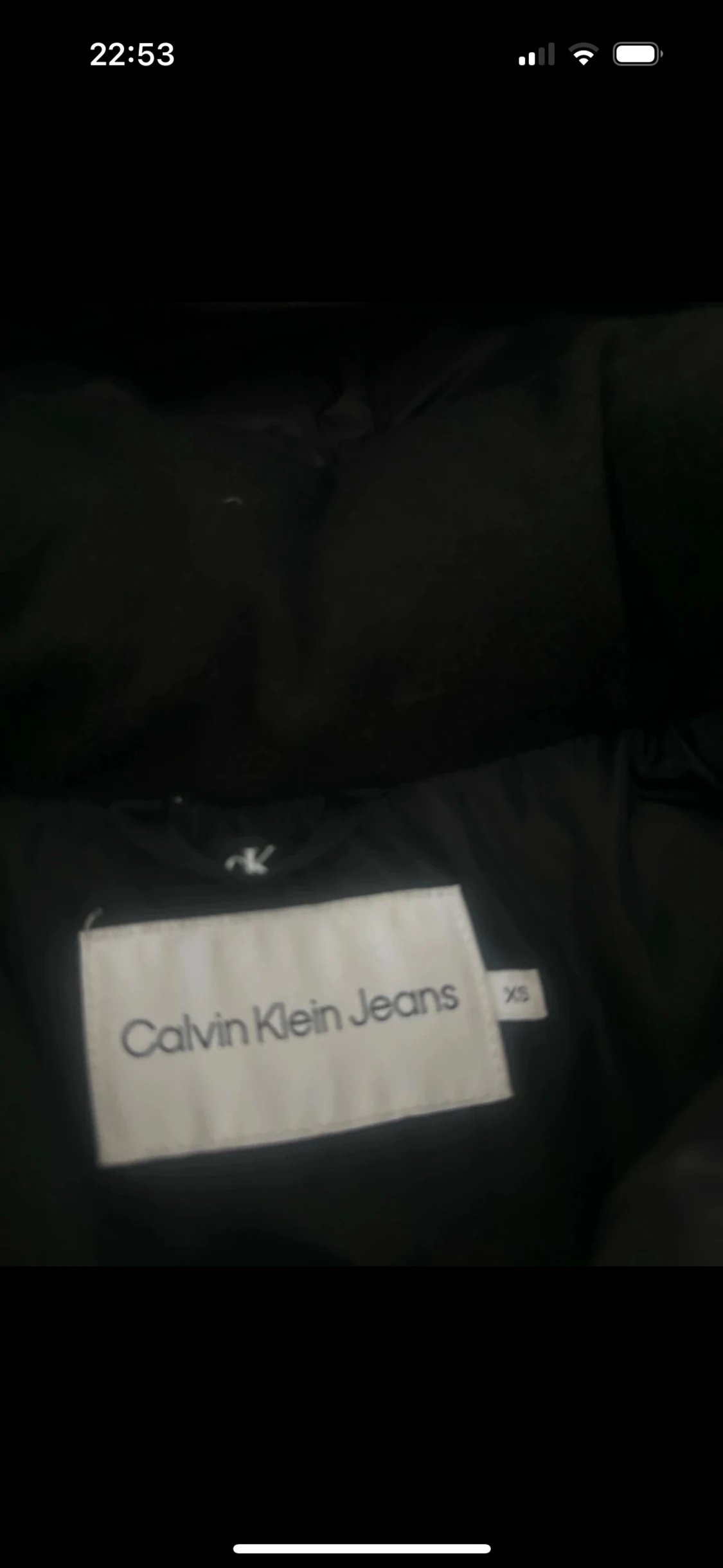 Svart pufferjacka Calvin Klein Jeans XS - 2