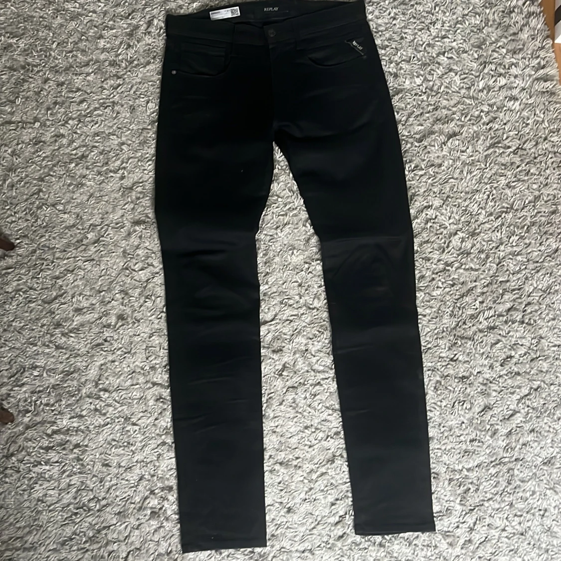 Svarta Replay Anbass jeans