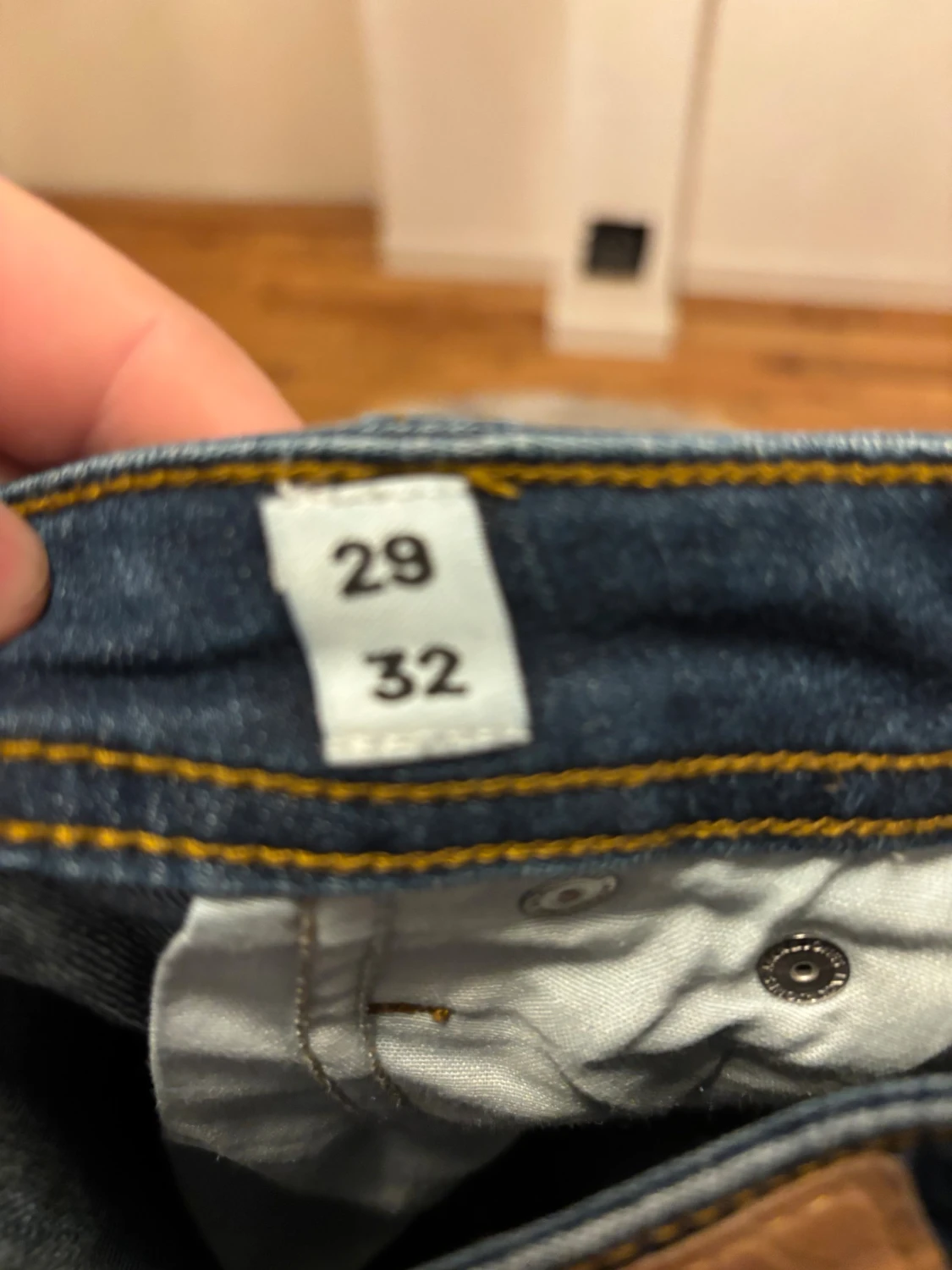 Slim Glenn jeans mörkblå 29/32