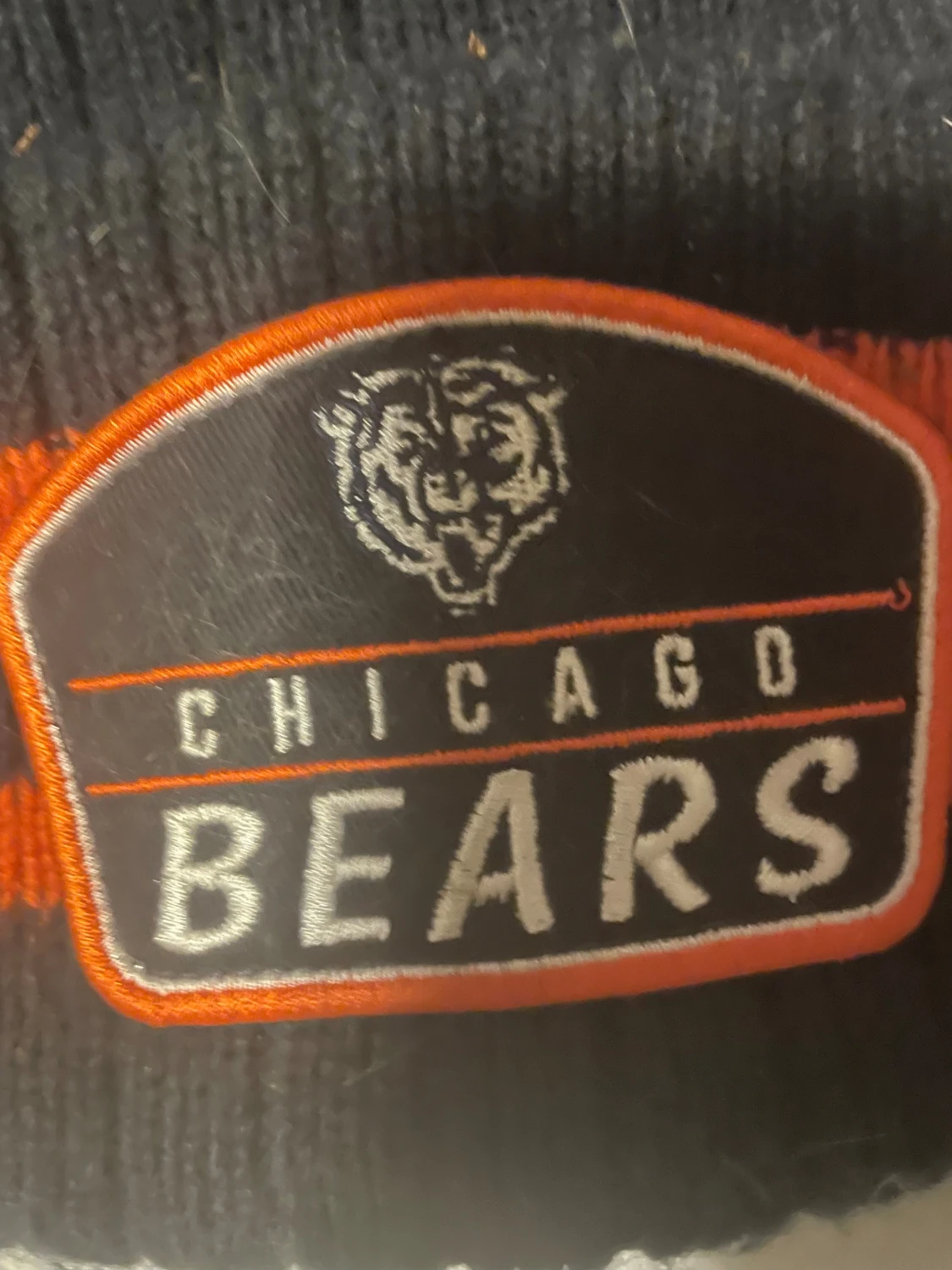 Chicago Bears svart och orange mössa - 1