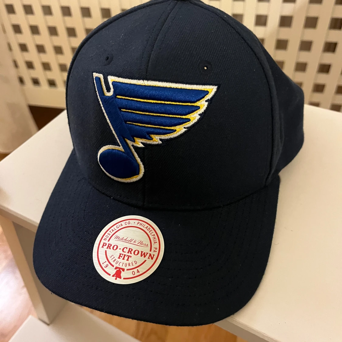 Blå St. Louis Blues keps Mitchell & Ness