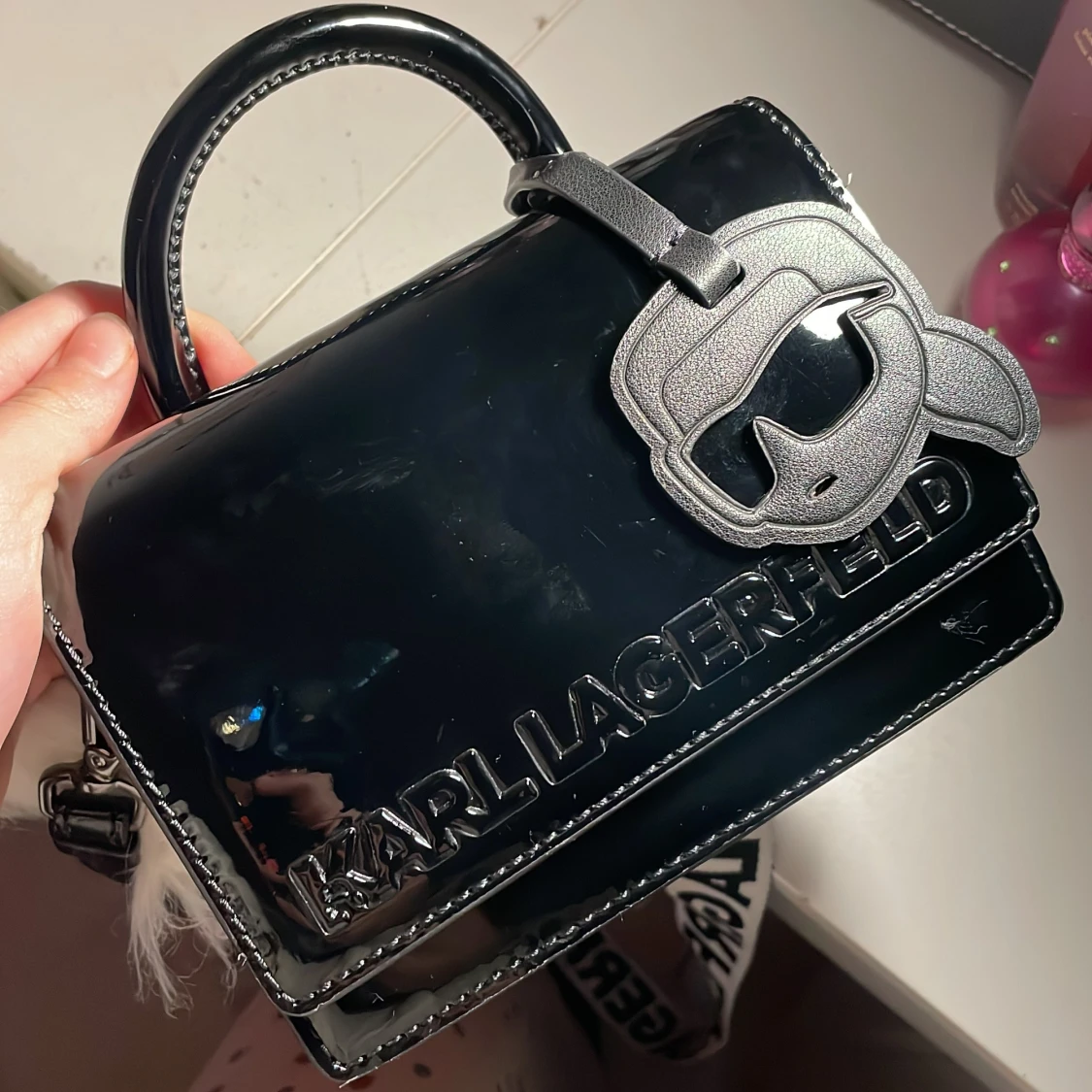 Svart handväska Karl Lagerfeld Kids - 1