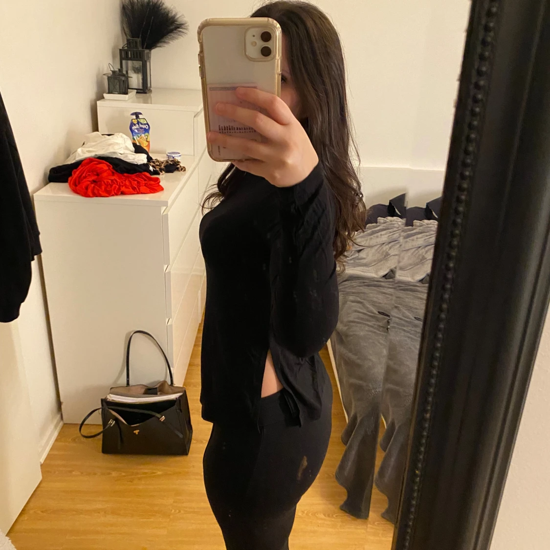 Svart polotröja från SHEIN XS - 4