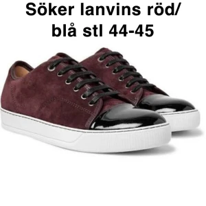 SÖKER Lanvin vin röd & mörk blå  - SÖKER Lanvins vin röda eller mörk blå stl 44-45 