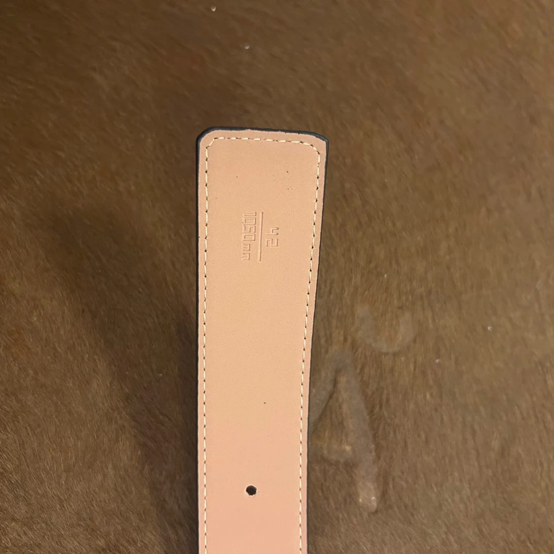 Louis Vuitton rutig skinnbälte - 4