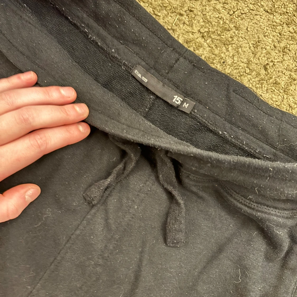 Svarta mjukisshorts från 157 Denim Makers