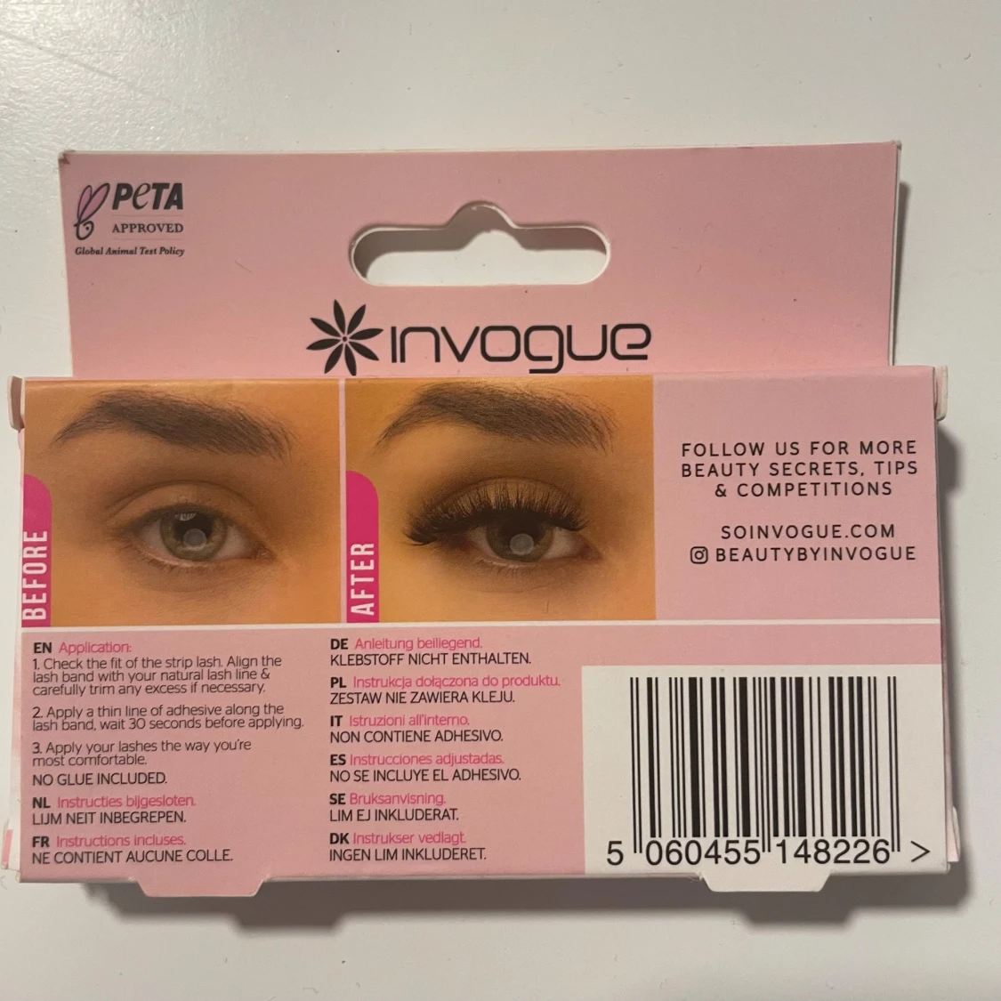 5 paket Invogue Girl's Night lösögonfransar - 2