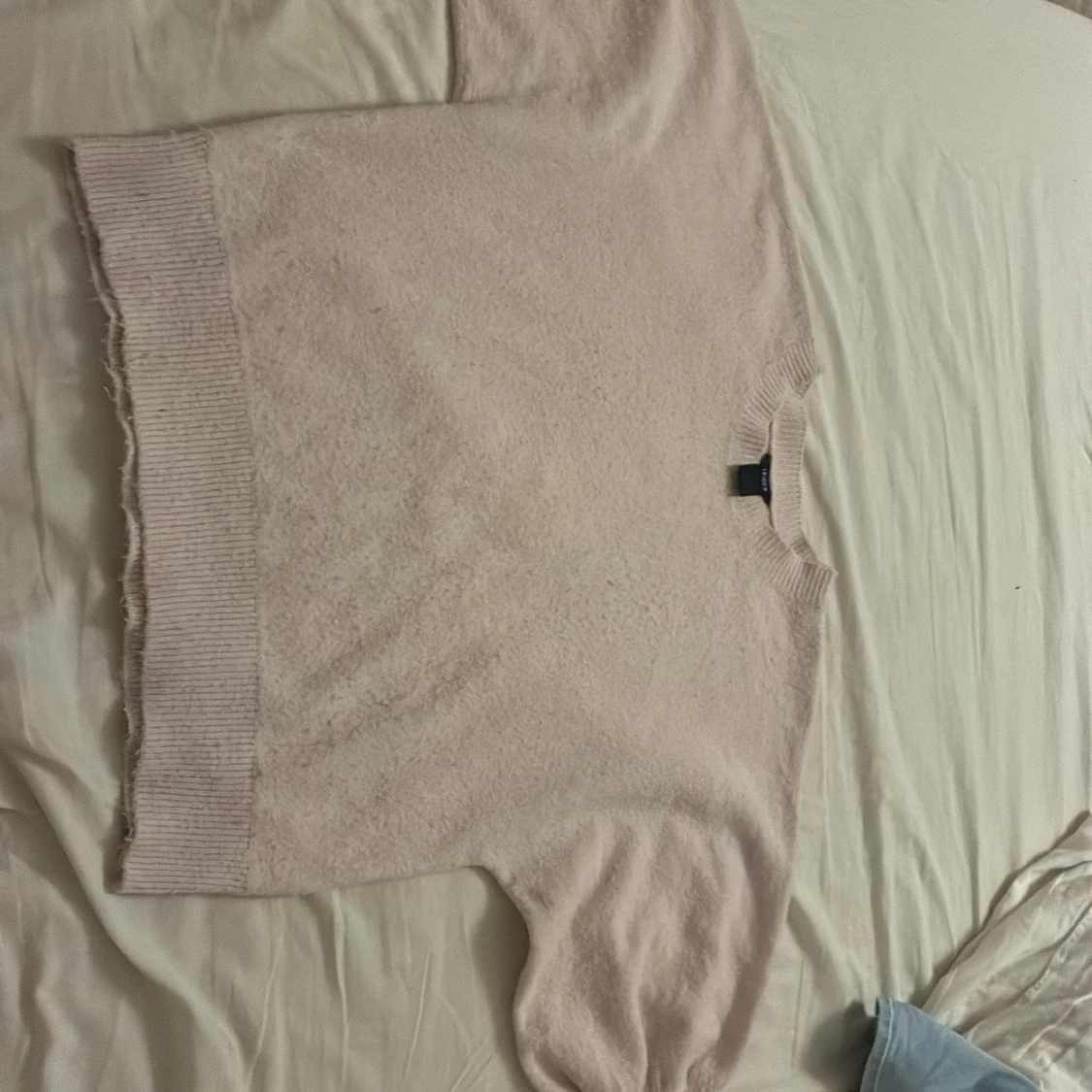 Ljusrosa stickad tröja från Lindex 