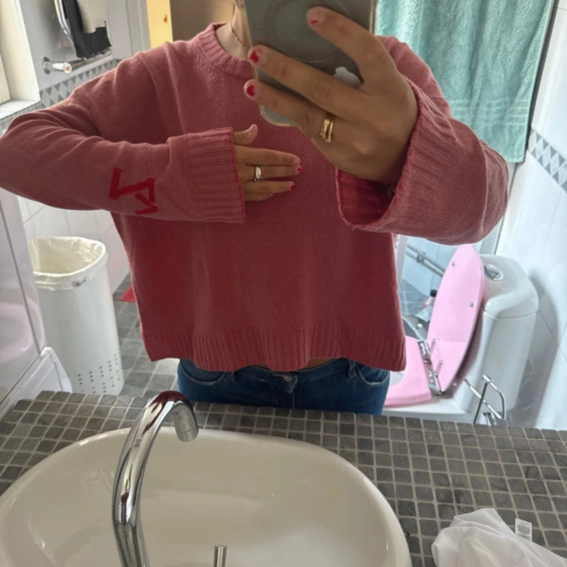 stickad zadig tröja