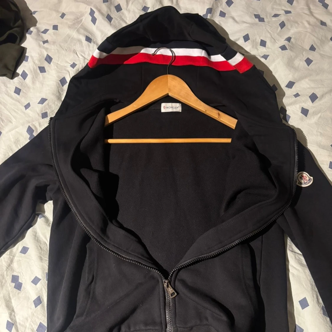 Svart Moncler hoodie - 1