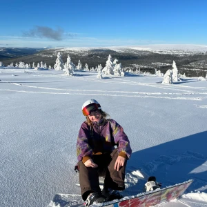 Tjocktröja - Varm och gosig Sweatshirt! Använd till när jag åkt snowboard. Men i vintras så köpte jag en riktig jacka förra året så har inte använts på 2 år tyvärr :( Jag är stl S och den sitter oversized på mig. Passar alltså S,M,L beroende på hur man vill att passformen ska vara