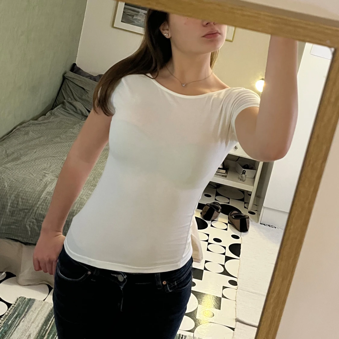 Vit topp från Lager157💕