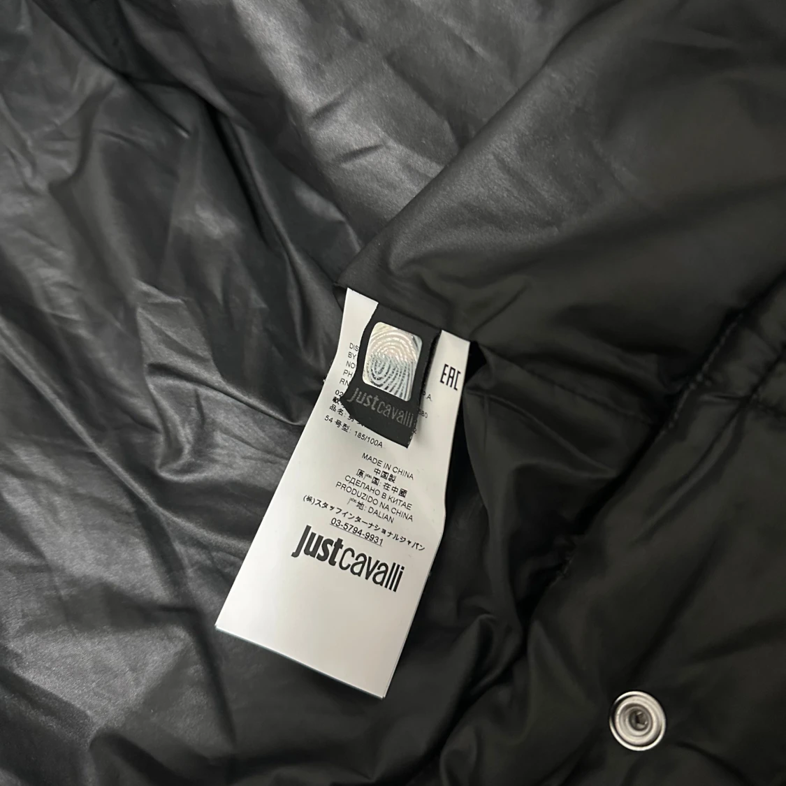 Svart quiltad pufferjacka Just Cavalli - 4