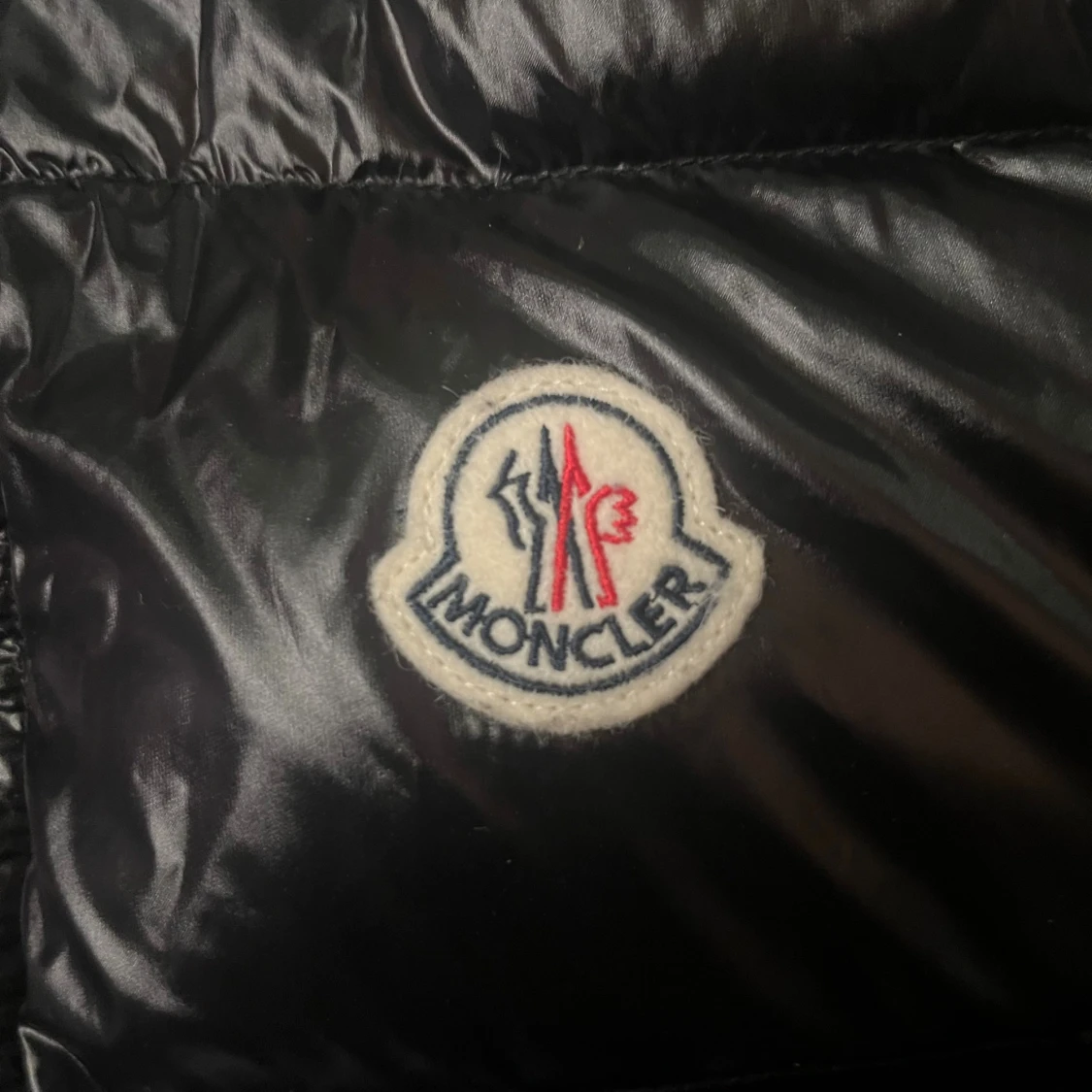 Svart Moncler väst med huva - 2