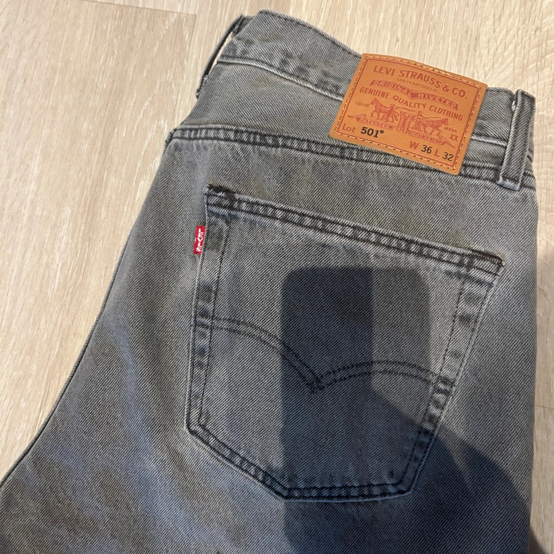 Grå Levi's 501 jeans straight fit - 1