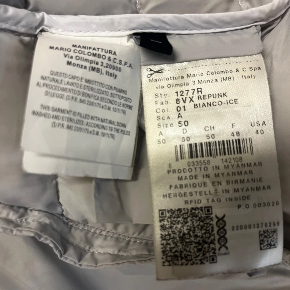 Vit dunjacka från Colmar, strl 50 - 1