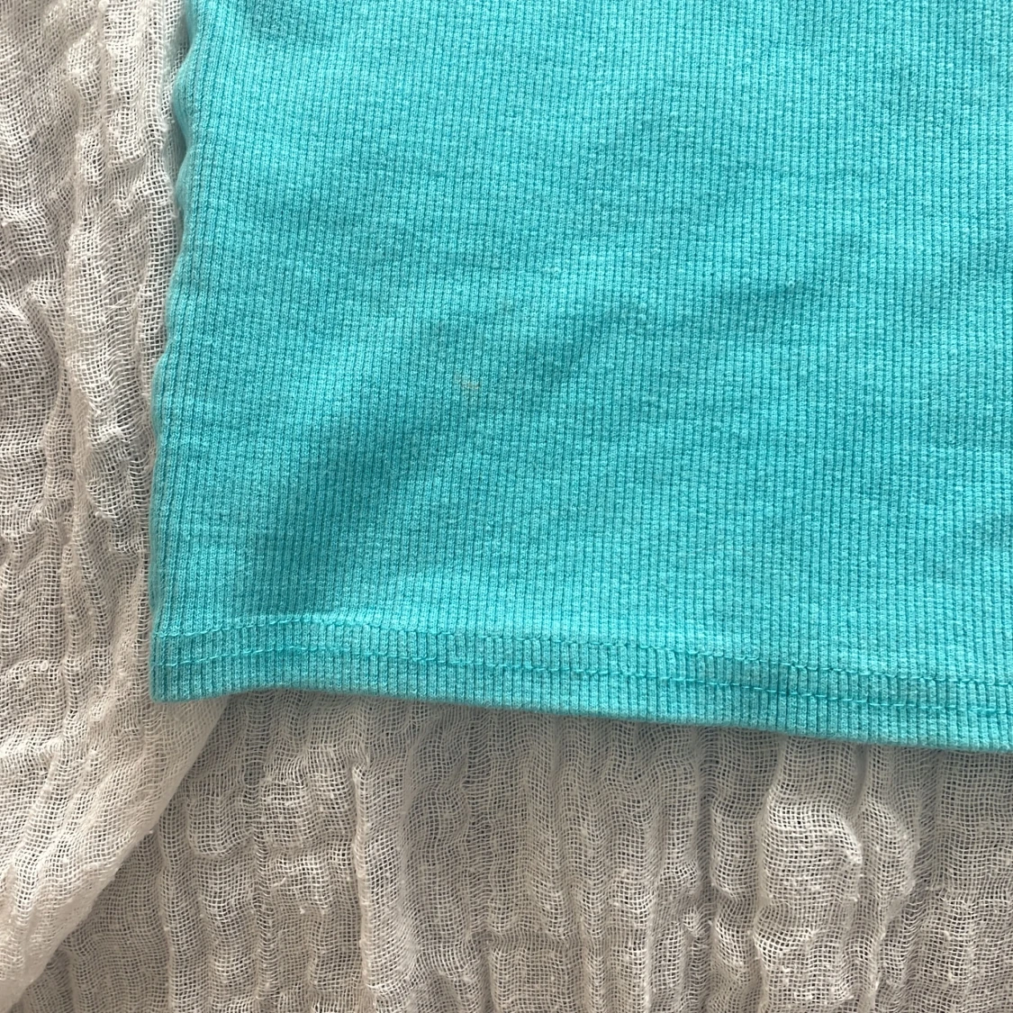 Turkos ribbad klänning från FB Sister - 3