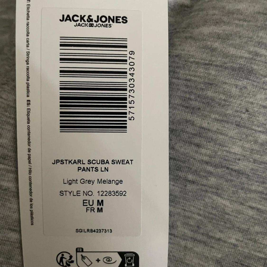 Grå mjukisbyxor Jack & Jones M - 2