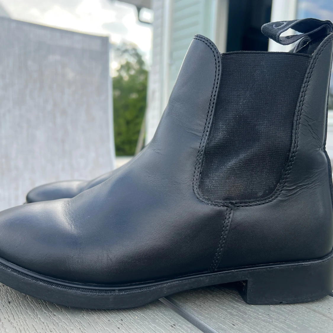 Svarta chelsea boots  37