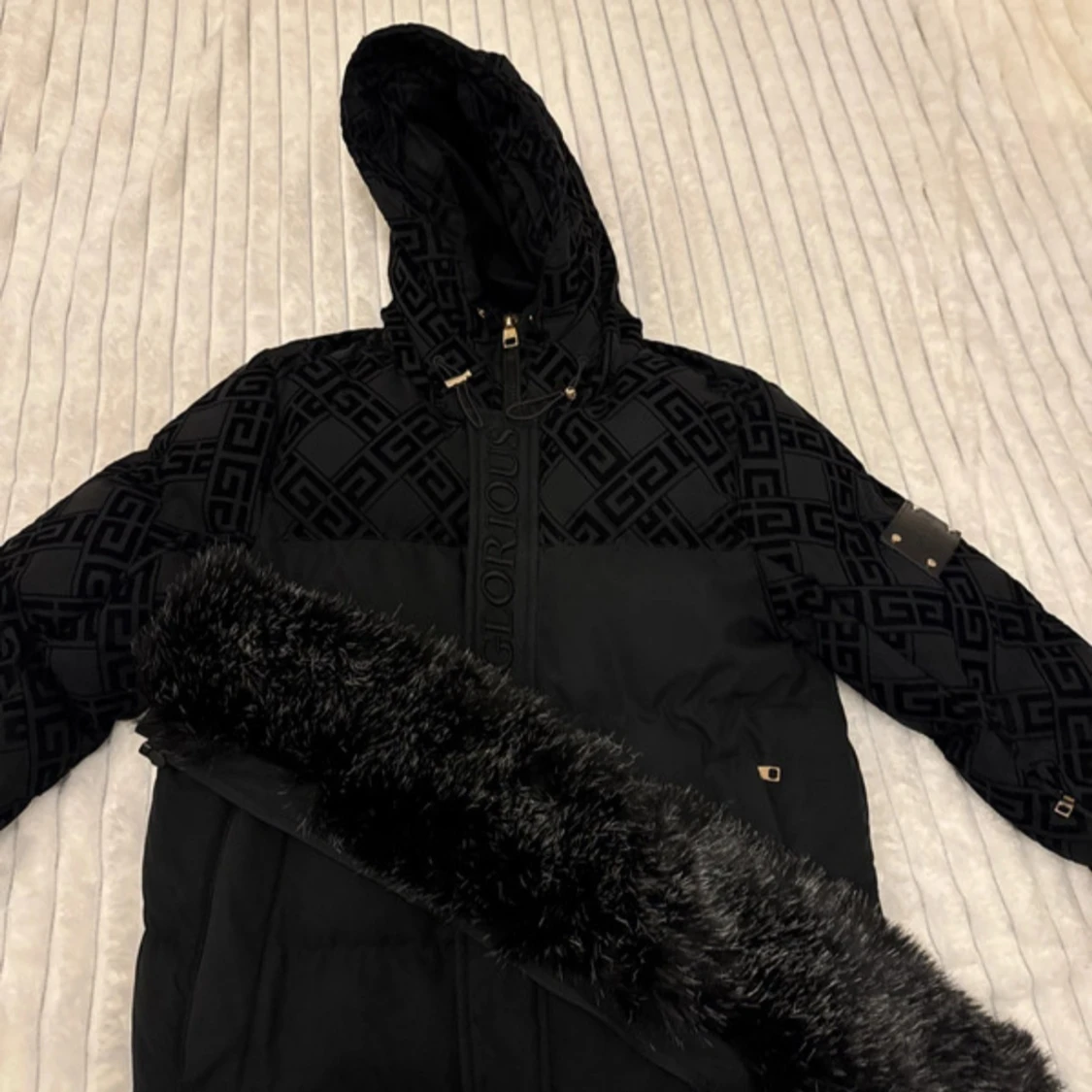 Svart pufferjacka Glorious Gangsta