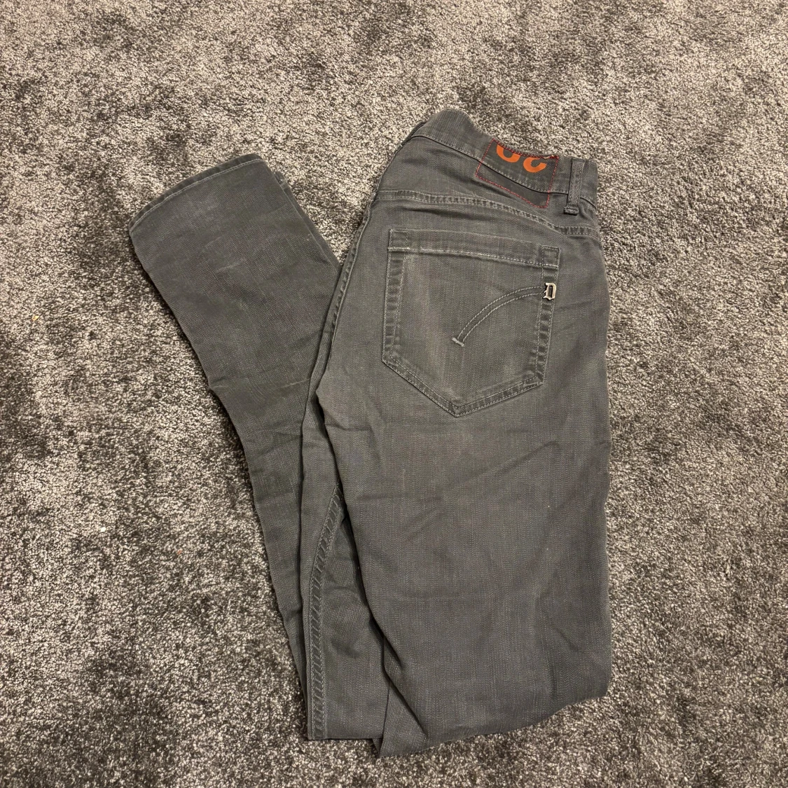 Grå jeans från dondup, stl 30 - 1
