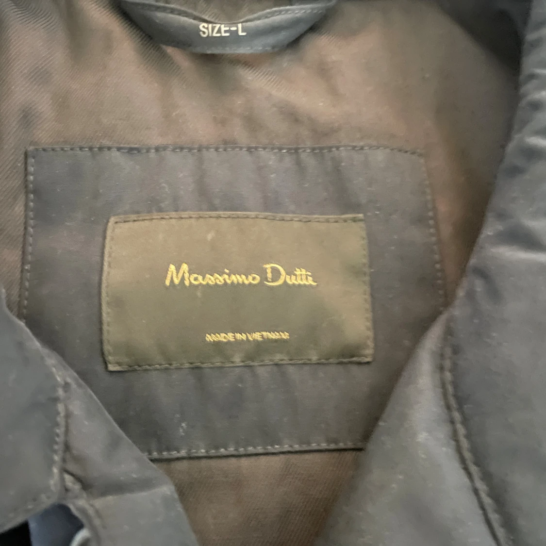 Mörkblå overshirt/jacka från Massimo Dutti L - 1