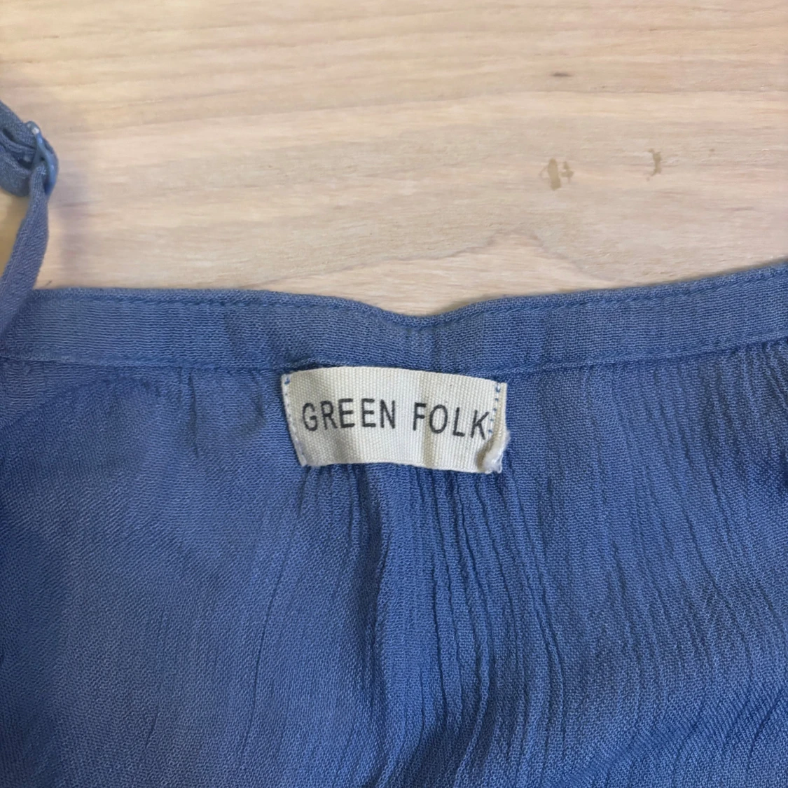 Blå sommarklänning från Green Folk - 1