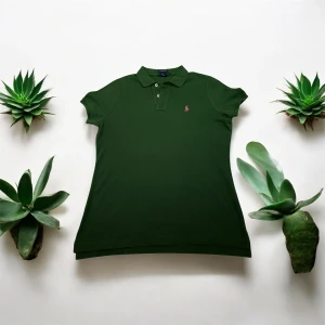 Grön polo t-shirt från Ralph Lauren -  mörkgrön Ralph Lauren Jättebra kondition är storlek. S men passar medium