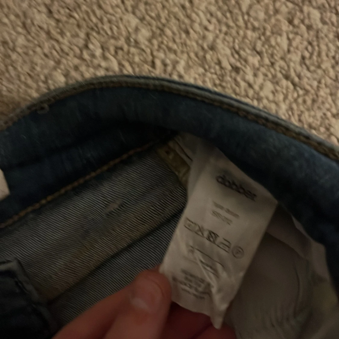 Blå bootcut jeans från Dobber - 3