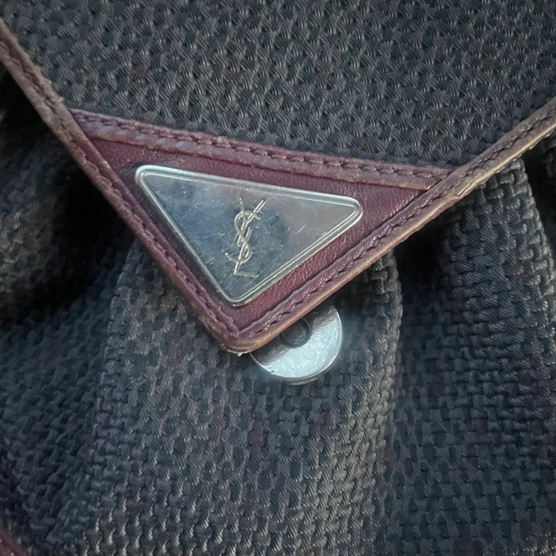 Yves Saint Laurent svart axelväska - 3