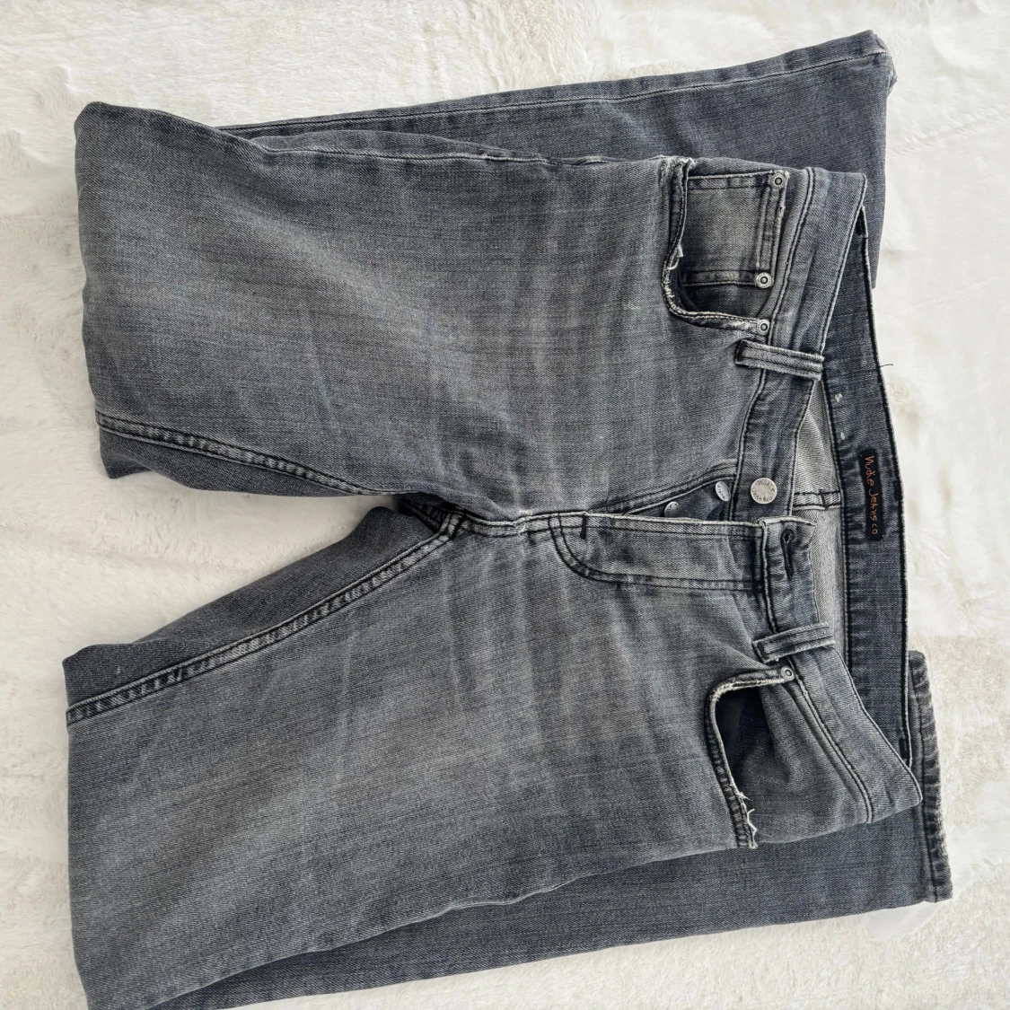 Nudie Jeans Grim Tim grå jeans - 1