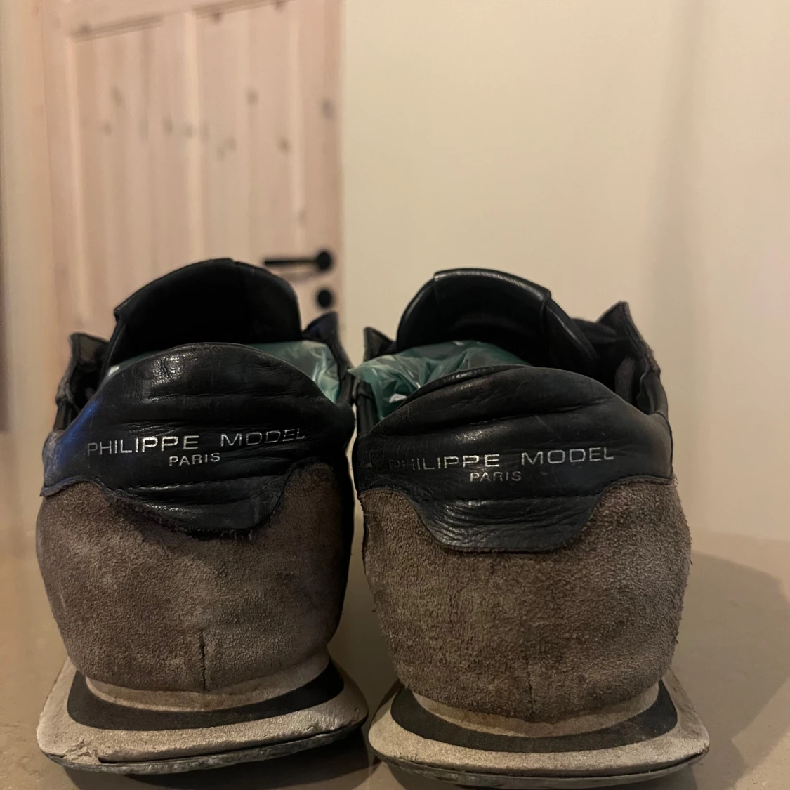 Philippe Model sneakers i mocka och skinn - 2