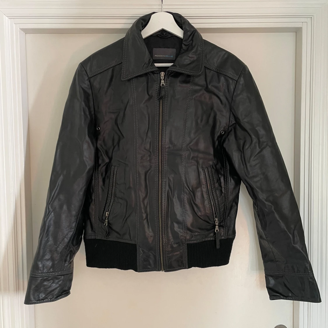 Svart skinnjacka från Rock'n Blue