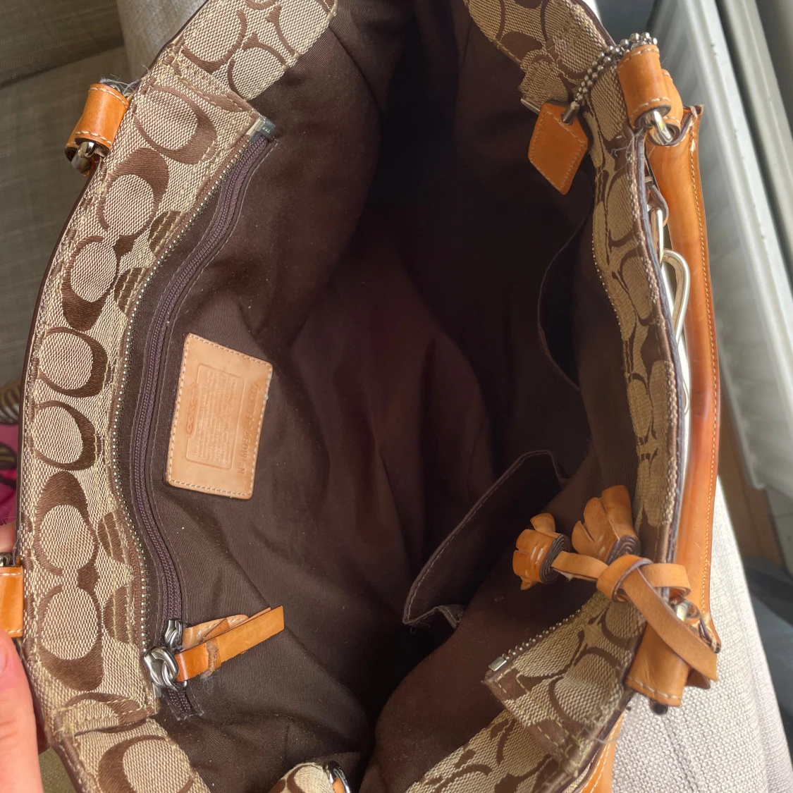 Brun Coach väska - 3