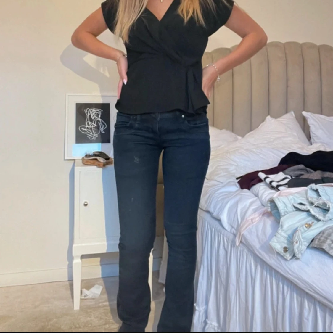 Svarta jeans från LTB med bootcut