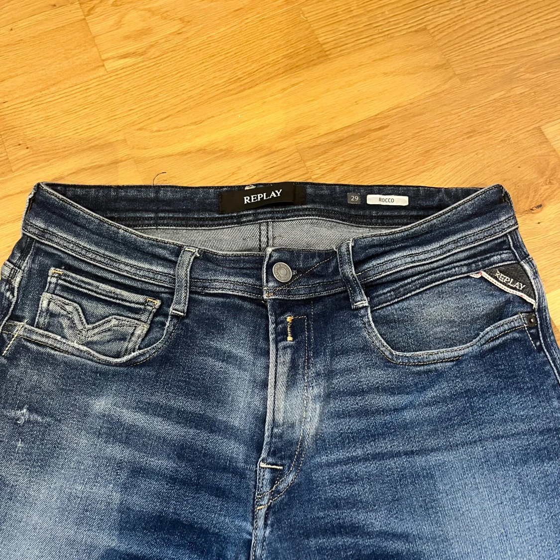 Blå Replay jeans Rocco slim fit - 3