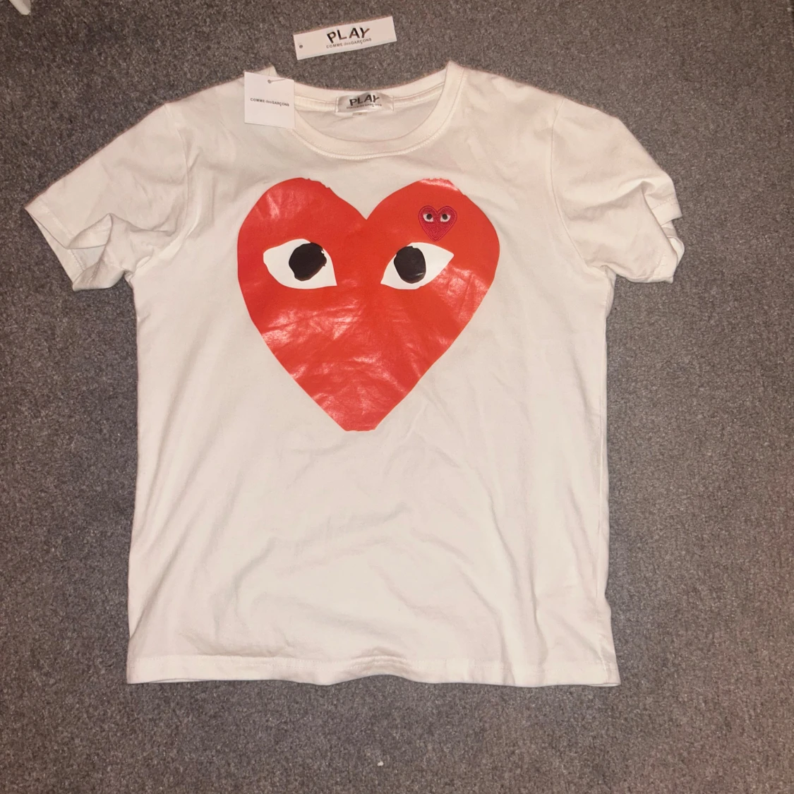 Vit Comme des Garçons Play t-shirt