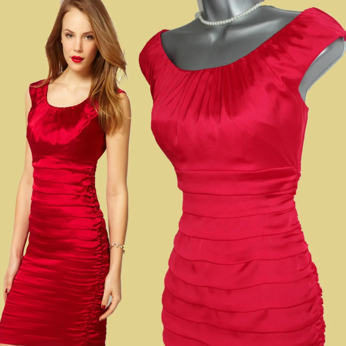 Röd klänning från Coast i stl 38 ❤️