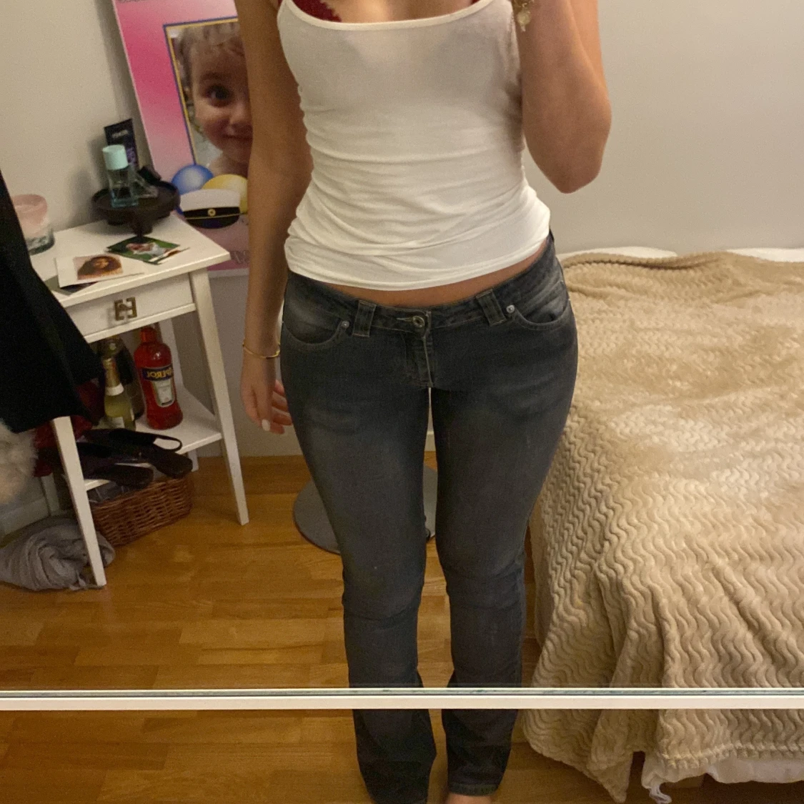 Lågmidjade jeans 