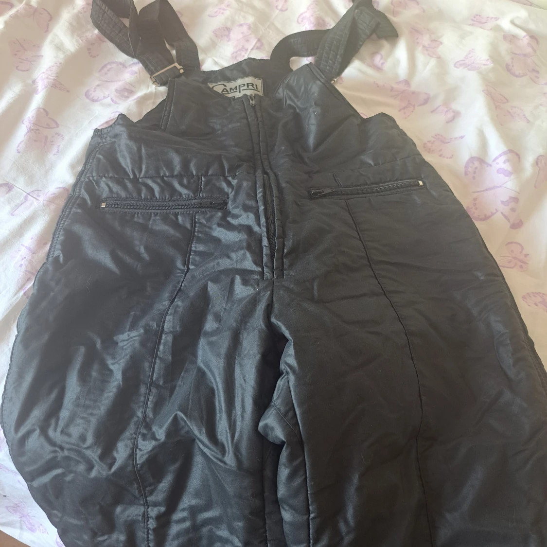 Svarta täckbyxor från Campri (ski pants)