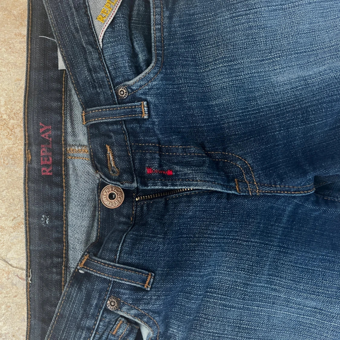 Blå bootcut jeans från Replay, W26 L34 - 2