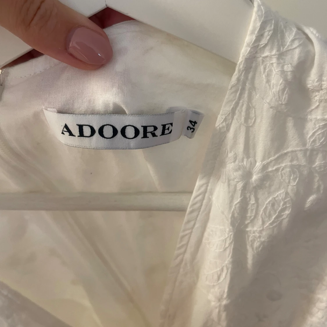 Vit långklänning från Adoore - 2