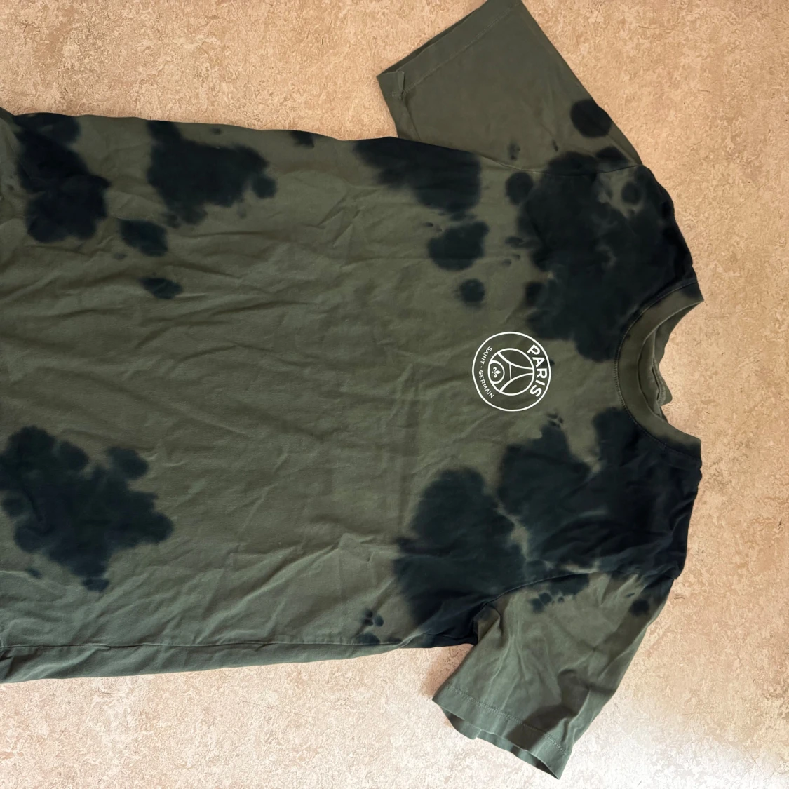 Grön Nike PSG vindjacka med huva - 2